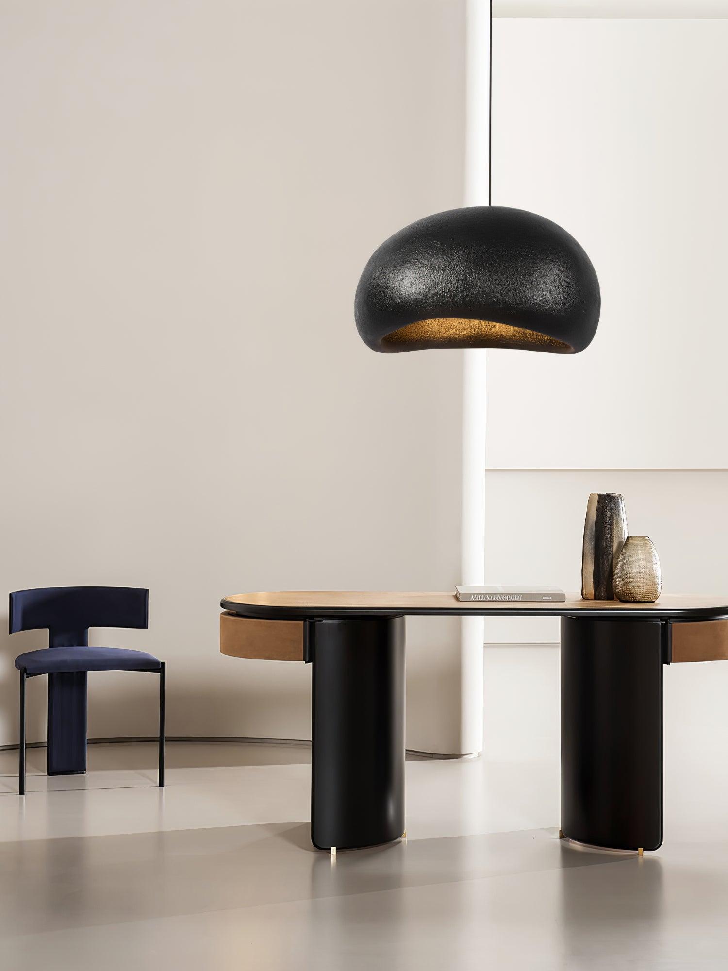 Modern Moon Inspired Artistic Pendant Light Khmara Style for Kitchen Island and Dining Room