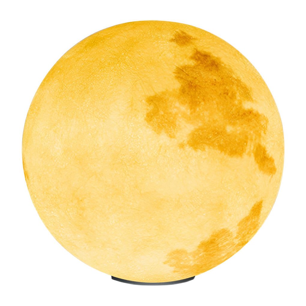 Modern Moon Shaped LED Outdoor Pillar Light Waterproof Solar Post Lamp for Yard