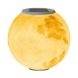 Modern Moon Shaped LED Outdoor Pillar Light Waterproof Solar Post Lamp for Yard