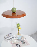 Modern Morandi Layered Pendant Lamp with Adjustable Swing Arm LED Acrylic Hanging Light