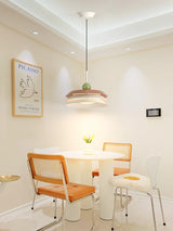 Modern Morandi Layered Pendant Lamp with Adjustable Swing Arm LED Acrylic Hanging Light