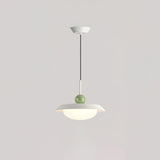 Modern Morandi Layered Pendant Lamp with Adjustable Swing Arm LED Acrylic Hanging Light