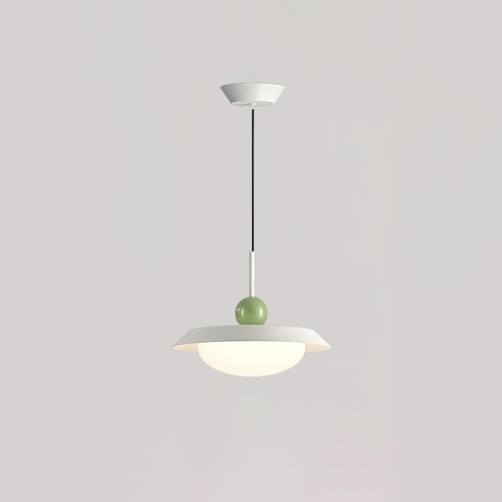 Modern Morandi Layered Pendant Lamp with Adjustable Swing Arm LED Acrylic Hanging Light