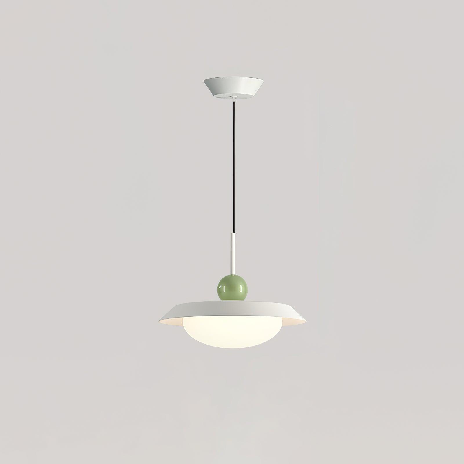 Modern Morandi Layered Pendant Lamp with Adjustable Swing Arm LED Acrylic Hanging Light