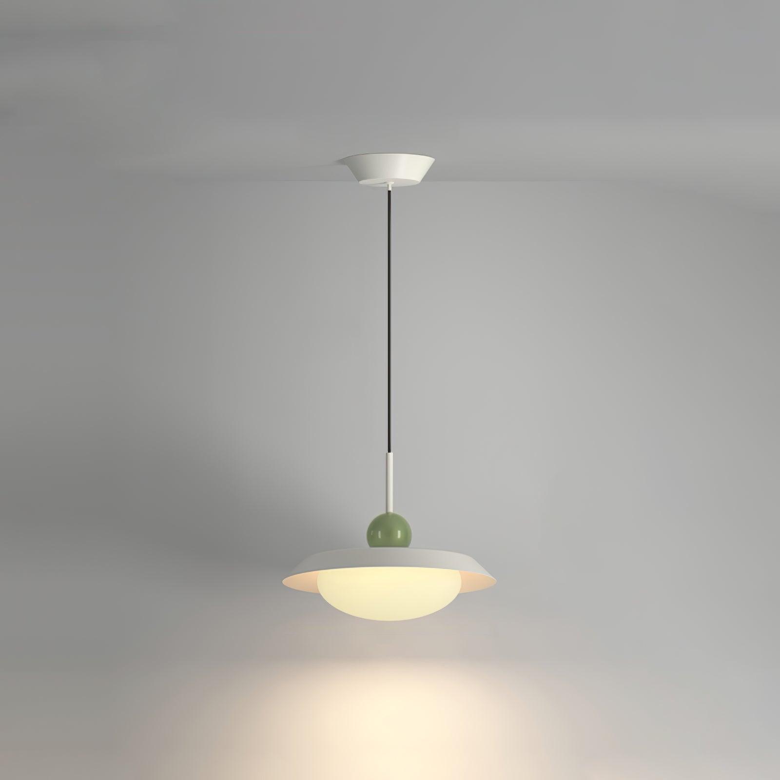 Modern Morandi Layered Pendant Lamp with Adjustable Swing Arm LED Acrylic Hanging Light