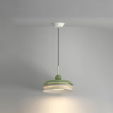 Modern Morandi Layered Pendant Lamp with Adjustable Swing Arm LED Acrylic Hanging Light