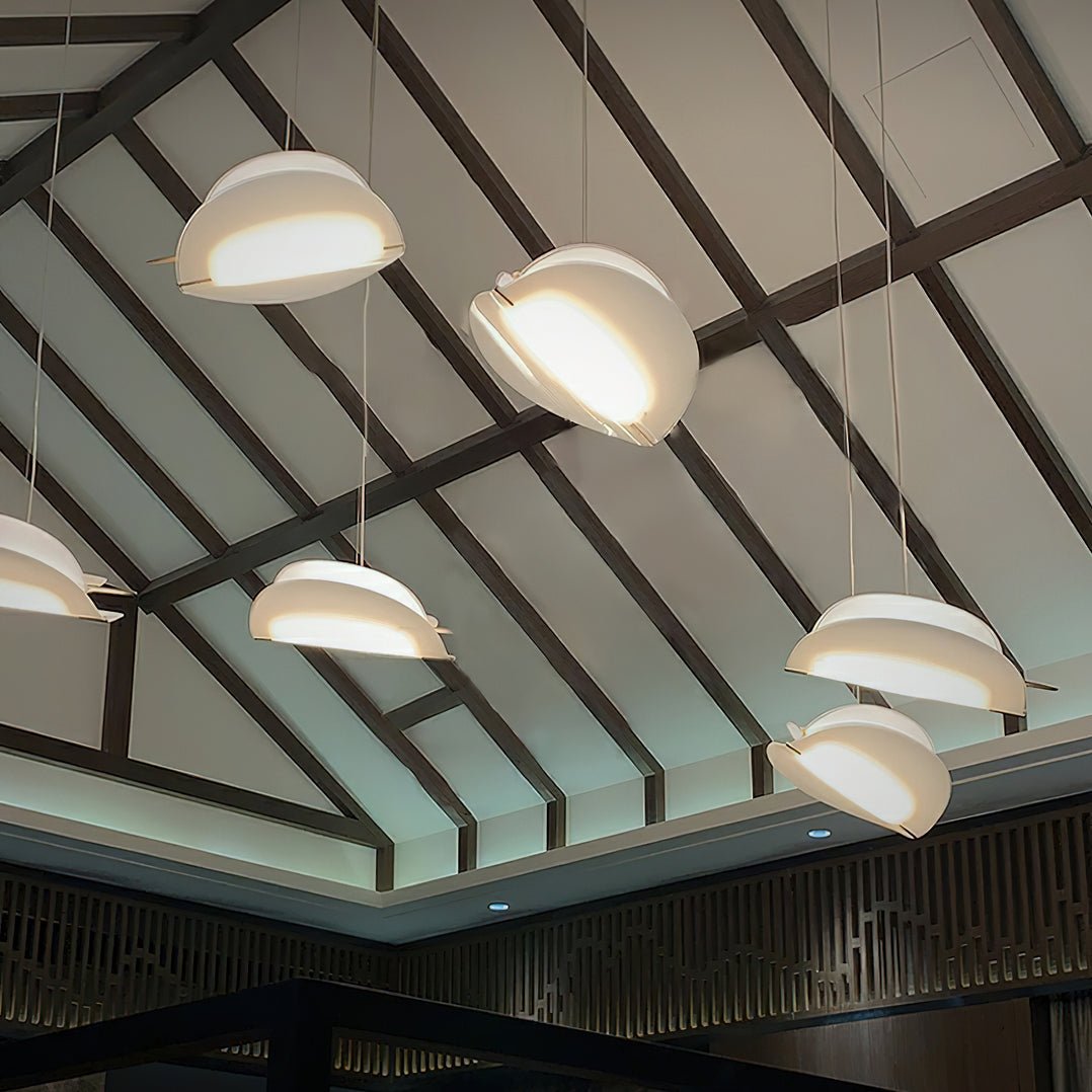Modern Moth Wing Gold LED Pendant Light for Contemporary Interiors