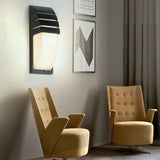 Modern Motion Sensor LED Wall Light Waterproof Outdoor Sconce for Garden and Patio