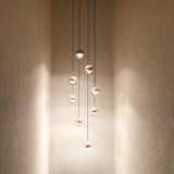 Modern Multi Head Glass Sphere LED Pendant Light for Restaurant and Home Decor