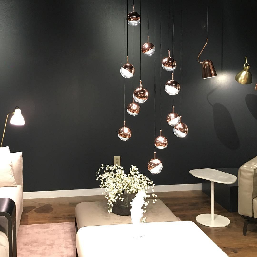 Modern Multi Head Glass Sphere LED Pendant Light for Restaurant and Home Decor