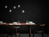Modern Multi Head Glass Sphere LED Pendant Light for Restaurant and Home Decor