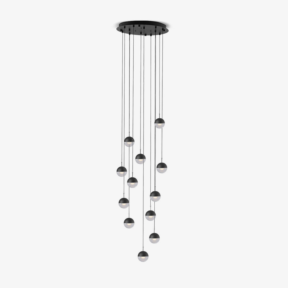 Modern Multi Head Glass Sphere LED Pendant Light for Restaurant and Home Decor