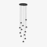 Modern Multi Head Glass Sphere LED Pendant Light for Restaurant and Home Decor