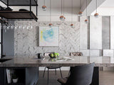 Modern Multi Head Glass Sphere LED Pendant Light for Restaurant and Home Decor