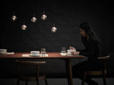 Modern Multi Head Glass Sphere LED Pendant Light for Restaurant and Home Decor