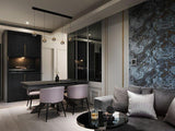 Modern Multi Head Glass Sphere LED Pendant Light for Restaurant and Home Decor