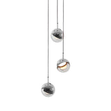 Modern Multi Head Glass Sphere LED Pendant Light for Restaurant and Home Decor