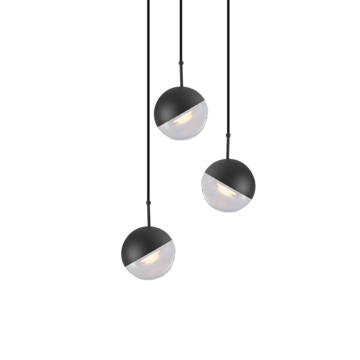 Modern Multi Head Glass Sphere LED Pendant Light for Restaurant and Home Decor