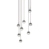 Modern Multi Head Glass Sphere LED Pendant Light for Restaurant and Home Decor