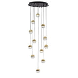 Modern Multi Head Glass Sphere LED Pendant Light for Restaurant and Home Decor