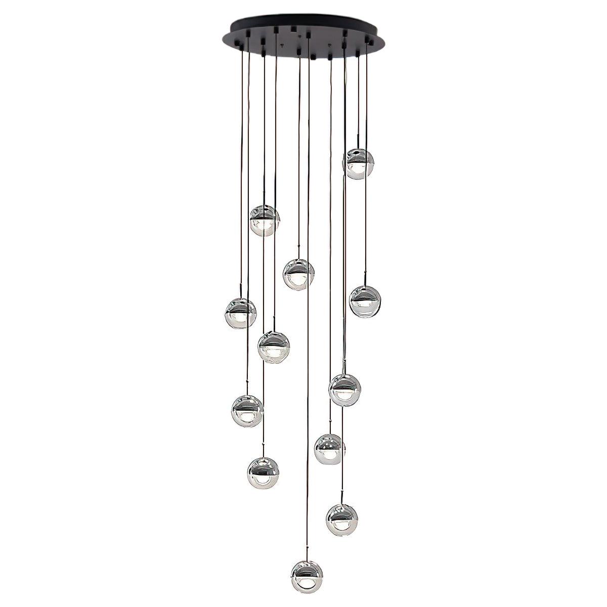 Modern Multi Head Glass Sphere LED Pendant Light for Restaurant and Home Decor