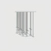 Modern Multi Head Moonlight Whispers Glass LED Chandelier for High Ceiling Interiors