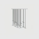 Modern Multi Head Moonlight Whispers Glass LED Chandelier for High Ceiling Interiors
