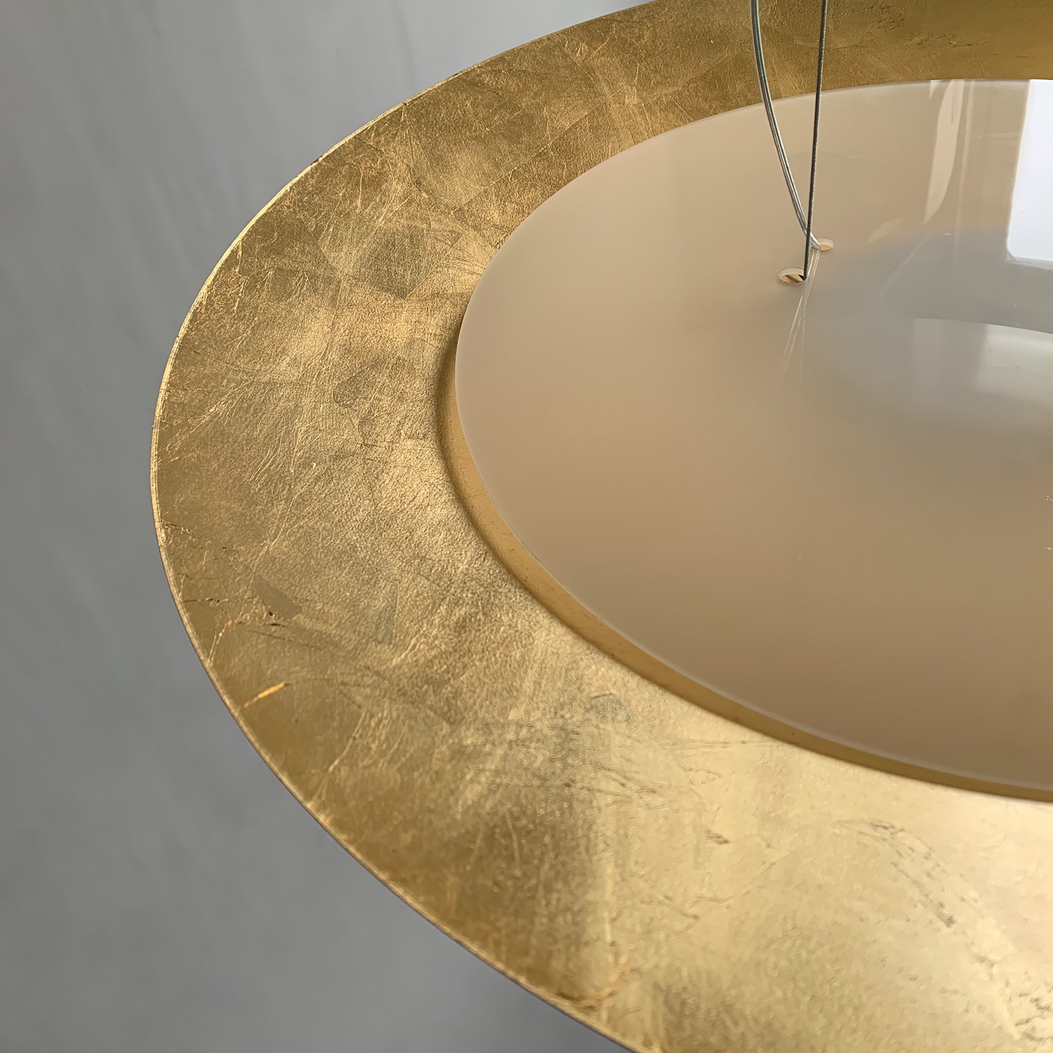 Modern Multi Layered LED Chandelier with Gold Foil Finish for Luxury Interior Lighting