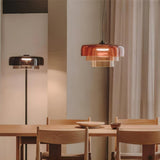 Modern Multi Level Glass Pendant Light LED Ceiling Fixture for Home and Office