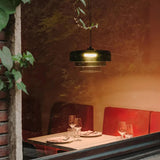 Modern Multi Level Glass Pendant Light LED Ceiling Fixture for Home and Office