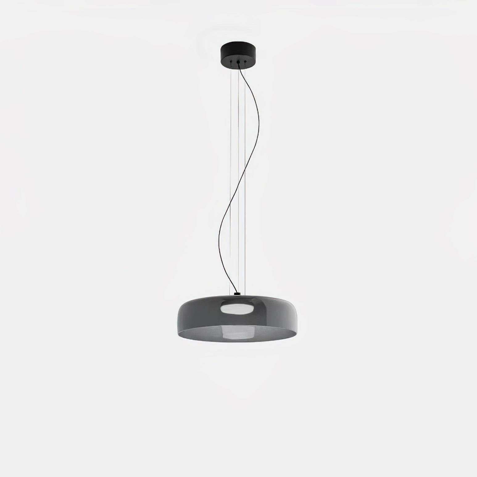 Modern Multi Level Glass Pendant Light LED Ceiling Fixture for Home and Office