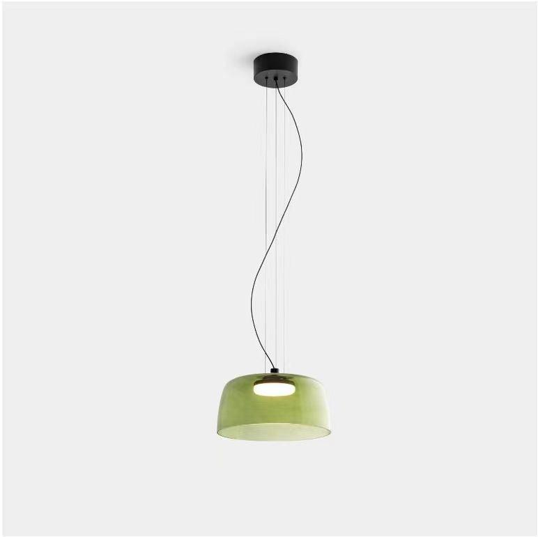 Modern Multi Level Glass Pendant Light LED Ceiling Fixture for Home and Office
