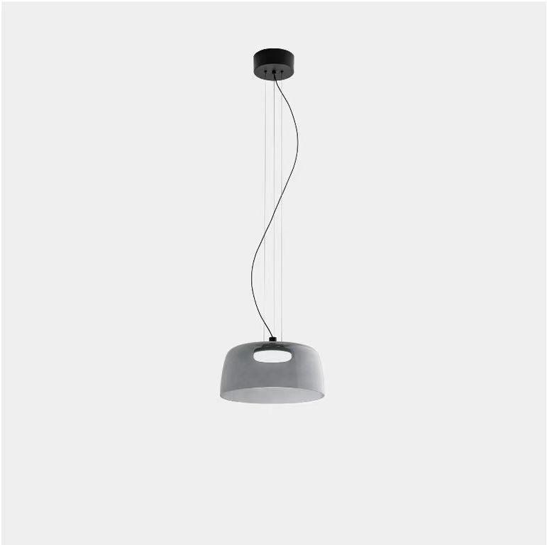 Modern Multi Level Glass Pendant Light LED Ceiling Fixture for Home and Office