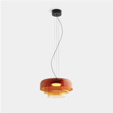 Modern Multi Level Glass Pendant Light LED Ceiling Fixture for Home and Office