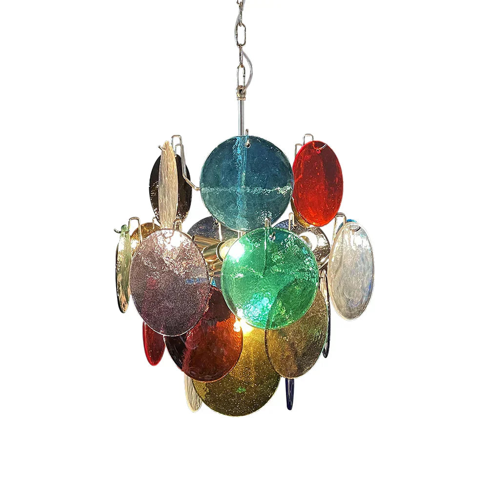 modern-multicolored-murano-style-glass-disk-chandelier-vintage-hanging-light-fixture