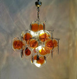modern-murano-glass-disc-chandelier-with-orange-and-brown-hand-blown-accents