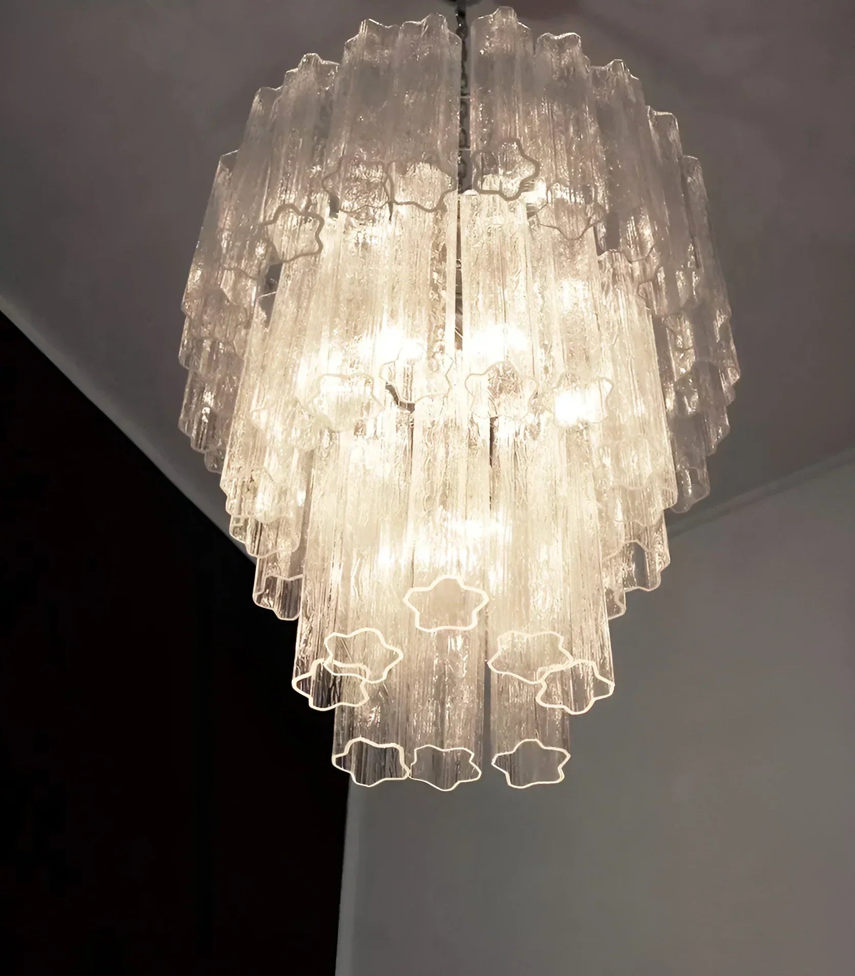modern-murano-glass-tube-chandelier-clear-glass-pendant-lighting-for-living-room