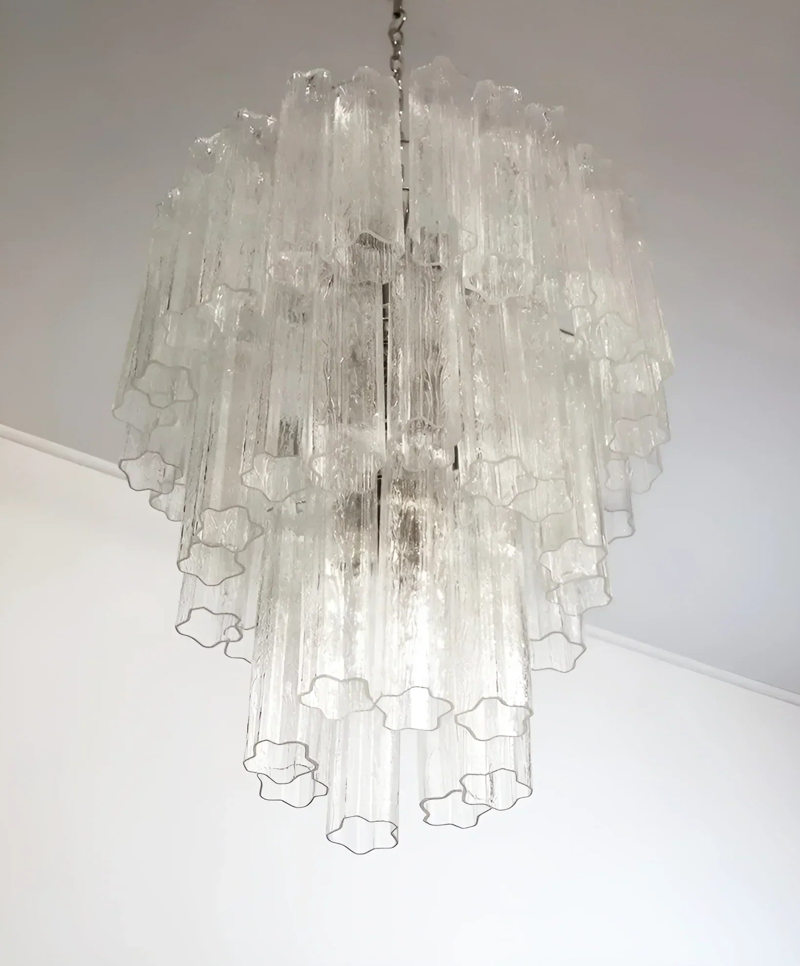 modern-murano-glass-tube-chandelier-clear-glass-pendant-lighting-for-living-room