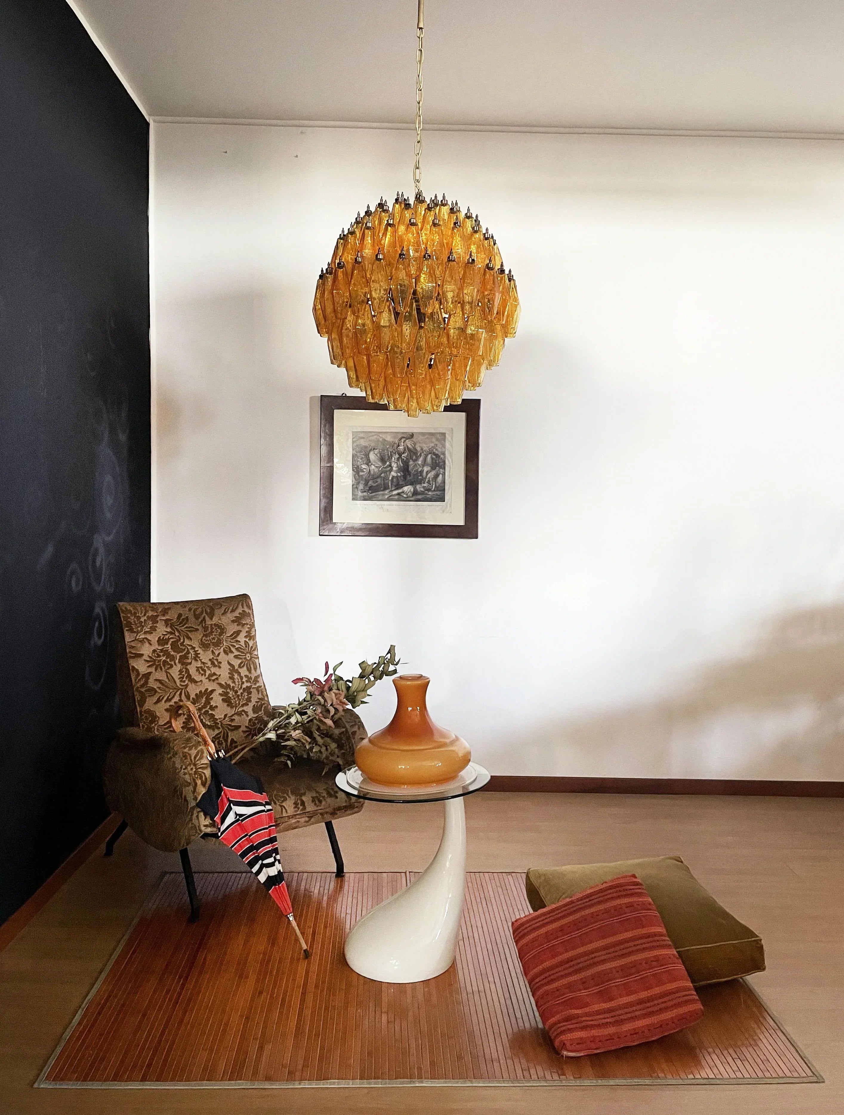 modern-murano-poliedri-amber-glass-spherical-chandelier-for-elegant-interior-lighting