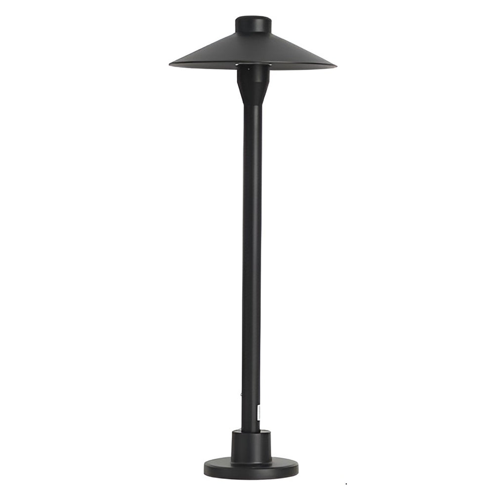 Modern Mushroom LED Outdoor Path Light 7W Waterproof Landscape Lighting in Black Finish