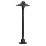 Modern Mushroom LED Outdoor Path Light 7W Waterproof Landscape Lighting in Black Finish