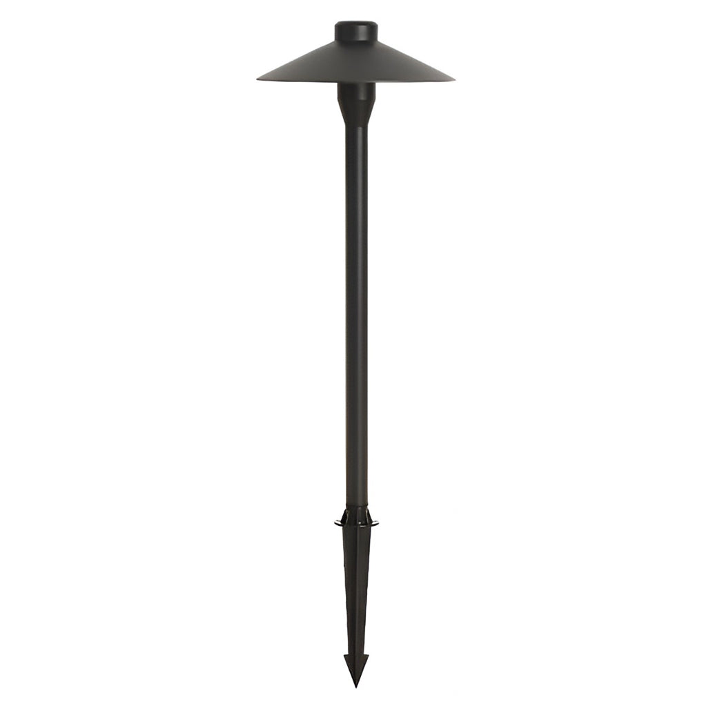 Modern Mushroom LED Outdoor Path Light 7W Waterproof Landscape Lighting in Black Finish