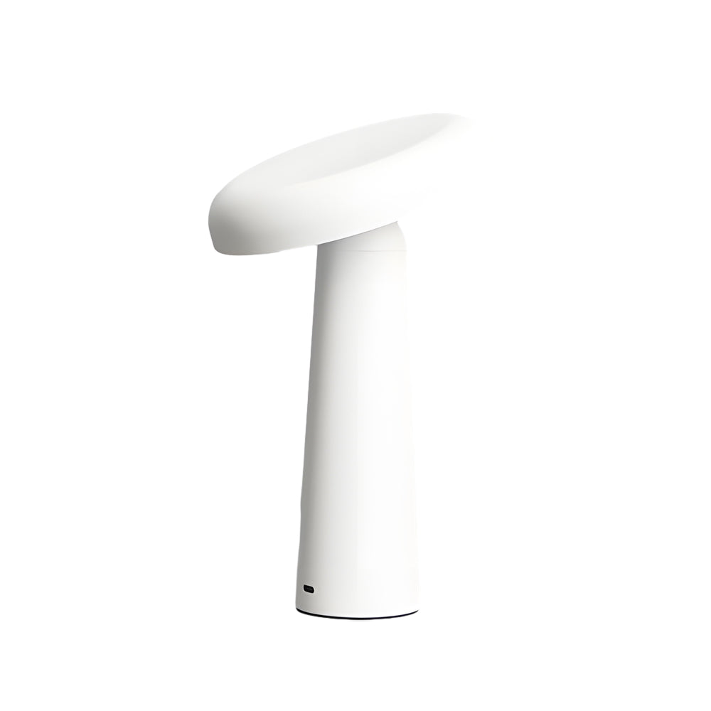 Modern Mushroom LED Table Lamp Dimmable Touch Control Tiltable USB Rechargeable Bedside Light