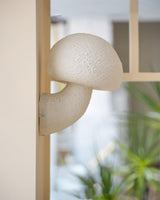Modern Mushroom Resin Plug In Wall Lamp Sconce Lighting for Bedroom and Living Room