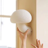 Modern Mushroom Resin Plug In Wall Lamp Sconce Lighting for Bedroom and Living Room