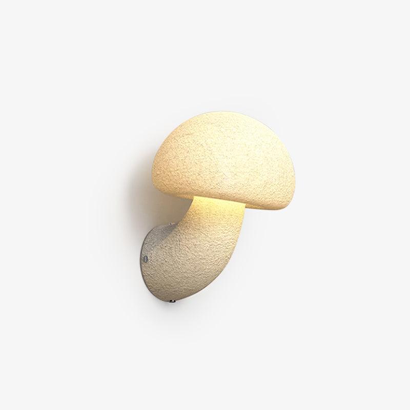 Modern Mushroom Resin Plug In Wall Lamp Sconce Lighting for Bedroom and Living Room
