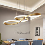 Modern Musical Note Integrated LED Pendant Light for Dining Room Kitchen Island and Living Space