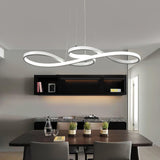 Modern Musical Note Integrated LED Pendant Light for Dining Room Kitchen Island and Living Space