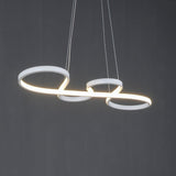 Modern Musical Note Integrated LED Pendant Light for Dining Room Kitchen Island and Living Space