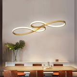 Modern Musical Note Integrated LED Pendant Light for Dining Room Kitchen Island and Living Space